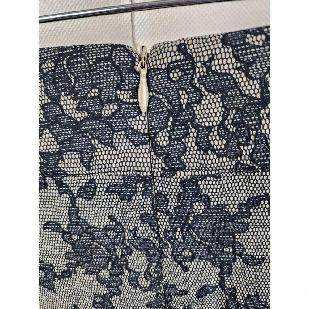 Michael Michael Kors BOHO Skirt Womens 12 Black Floral Print Modest NEW